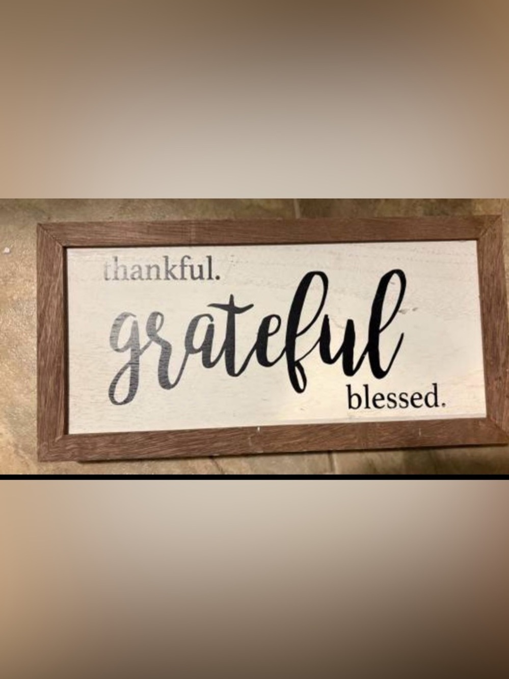 Farmhouse Wall Decor Grateful